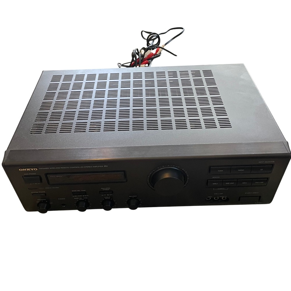 Onkyo A-RV401 Infrared Wireless Remote Controlled Stereo Amplifier RI Black
